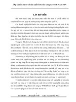 Dự án đầu tư cơ sở sản xuất sơn của công ty TNHH NAM sơn 