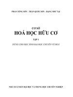 Giáo trình cơ sở HÓA HỌC HỮU CƠ Tập 1