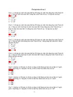 160 câu trắc nghiệm Toán Rời Rạc 1