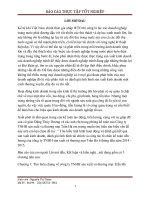 Tìm hiều tình hình hoạt động và đánh giá kết quả sản xuất kinh doanh, đánh giá tình hình tài chính và công tác tổ chức kế toán tiền lương của công ty TNHH sản xuất và thương mại trần hà 6 tháng đầu năm 2014 – 2015 