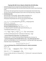 Các thông số dược động học