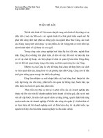 Tổ chức và cơ giới hóa xếp dỡ hàng ngô bao 