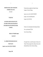 An investigation into the syntactic features and the uses of english and vietnamese negative sentences in some contexts (1) 