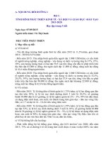 Tự học tự bồi dưỡng thường xuyên 2015  2016