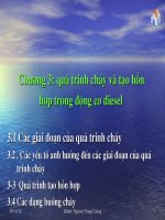 QUÁ TRÌNH CHẠY VÀ TẠO HỖN HỢP TRONG ĐỘNG CƠ DIESEL