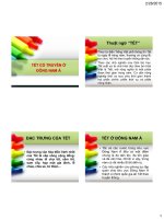 văn hóa đông tây và tết ở đông nam á