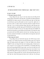 Sử dụng sơ đồ tư duy trong dạy học ngữ văn ở lớp 9 