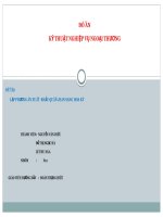 LẬP PHƯƠNG án XUẤT  KHẨU QUẦN JEAN SANG HOA kỳ 