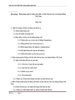 BIỆN PHÁP QUẢN lý HÀNG CHỜ DỊCH vụ làm THỦ tục BAY của HÀNG KHÔNG VIỆT NAM 