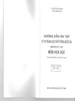 Hướng dẫn ôn tập kỳ thi THPT quốc gia năm 2016 môn hóa học