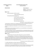 SỞ GIÁO DỤC VÀ ĐÀO TẠO KỲ THI TUYỂN SINH VÀO LỚP 10 THPT