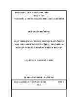 Giá trị procalcitonin trong chẩn đoán và theo dõi đáp ứng điều trị nhiễm khuẩn huyết, choáng nhiễm khuẩn