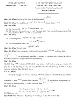 Đề thi thử môn toán THPT quốc gia năm 2015 (8) 