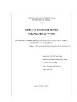 Báo cáo thực tập tiếng anh vietnam bank for agriculture and rural development, lai chau city branch 