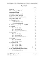 Thiết kế phân xưởng sản xuất MTBE từ iso-butan và metanol với năng suất 30.000 tấn/năm