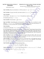 Đề và đáp án thi thử môn toán THPT tham khảo thi đại học (42) 
