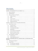 Báo cáo thực tập tiếng anh THE OVERVIEW OF TAN AN COMPANY 