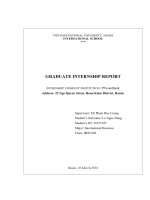 Báo cáo thực tập tiếng anh INTERNSHIP COMPANYINSTITUTION PVcomBank 