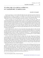 TỪ CÔNG VIỆC CỦA CHÚNG TA HIỆN NAY SUY NGHĨ ĐÔI ĐIỀU VỀ KHỔNG GIÁO