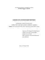 Báo cáo thực tập tiếng anh  INTERNSHIP COMPANYINSTITUTION HANOI VIET ANH EDUCATION COMPANY LIMITED 