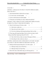 báo cáo thực tập giữa khóa đánh giá chất lượng hoạt động tổ chức sự kiện của công ty truyền thông sự kiện phúc nguyên