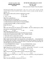 de thi thu thpt quoc gia 2016 mon hoa hoc truong thpt chuyen dai hoc vinh lan 3