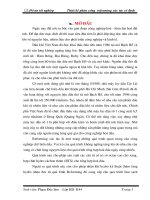 Đồ án thiết kế phân xưởng reforming xúc tác công suất 1.300.000 tấn/năm