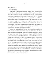 Tác động của quản trị công ty đến chất lượng thông tin báo cáo tài chính tại các công ty niêm yết ở việt nam 
