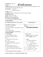 giáo an môn tiêng anh lớp 7 