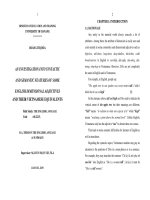 An investigation into syntactic and semantic features of some english dimensional adjectives and their vietnamese equivalents 