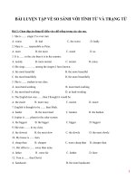 Bài tập câu so sánh (with key) 