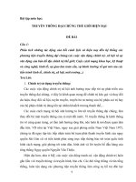 bài tập môn truyền thông đại chúng - Phân tích những tác động của bối cảnh lịch sử hiện nay đến hệ thống các phương tiện truyền thông đại chúng...