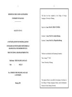 An investigation into nominalization in english and vietnamese newspapers as grammatical metaphor device in the functional grammar perspective 