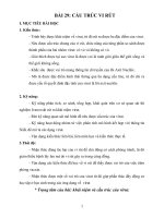 Giáo án bài 29  cấu TRÚC VI rút