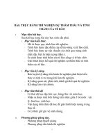 giáo án bài sự thẩm thấu của tế bào sống ở mô thực vật