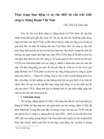 Thực trạng hoạt động và sự cần thiết tái cấu trúc khối công ty chứng khoán Việt Nam