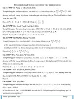 TỔNG hợp OXYZ TRONG các đề THI THỬ đại học