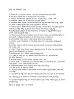 33 idioms hay dùng trong tiếng anh