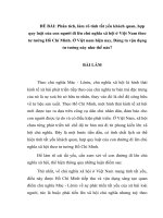 Phân tích làm rõ tính tất yếu khách quan, hợp quy luật của con người đi lên chủ nghĩa xã hội theo tư tưởng hồ chí minh 
