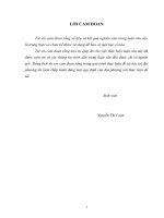 Thực trạng và một số yếu tố ảnh hưởng đến hiệu quả kinh tế trong sản xuất dưa chuột bao tử  tại xã lê hồ   huyện kim bảng   tỉnh hà nam