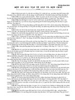 1 so bai tap ve Fe va hop chat cua no