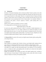 the reality of the second year English majored students public speaking ability