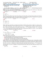 GIẢI một số câu KHÓ CHUYÊN NGHUYỄN HUỆ  hà nội lần 1 năm 2016 môn vật lý