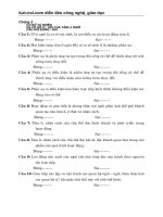 BÀI tập TRẮC NGHIỆM môn tâm lý học (có đáp án)