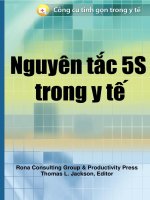 Nguyen tac 5S trong y te - Nhom dich CLB QLCL ATNB