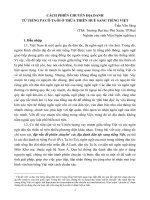 CÁCH PHIÊN CHUYỂN địa DANH từ TIẾNG PA cô TA ôi ở THỪA THIÊN HUẾ SANG TIẾNG VIỆT