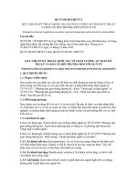 Quy chuẩn về chất lượng an toàn kỹ thuật và bảo vệ môi trường đối với xe ô tô