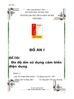 Đo độ ẩm sử dụng cảm biến điện dung