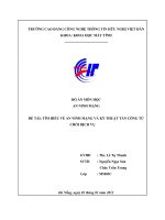 TÌM HIỂU VỀ AN NINH MẠNG VÀ KỸ THUẬT TẤN CÔNG TỪ CHỐI DỊCH VỤ