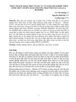 PHÂN TÍCH SỰ KHÁC BIỆT VỀ ĐẦU TƯ CỦA DOANH NGHIỆP THEO HÌNH THỨC SỞ HỮU BẰNG PHƯƠNG PHÁP PHÂN RÃ OAXACA-BLINDER